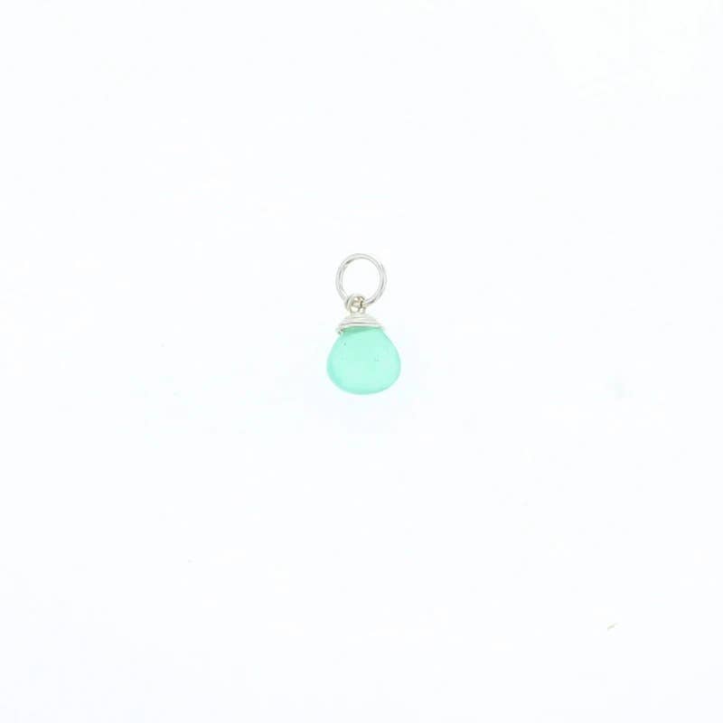 Briolette Stones: Sterling Silver / Clear Quartz