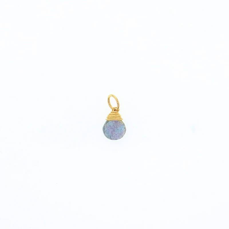 Briolette Stones: 14K Gold Filled / White Moonstone