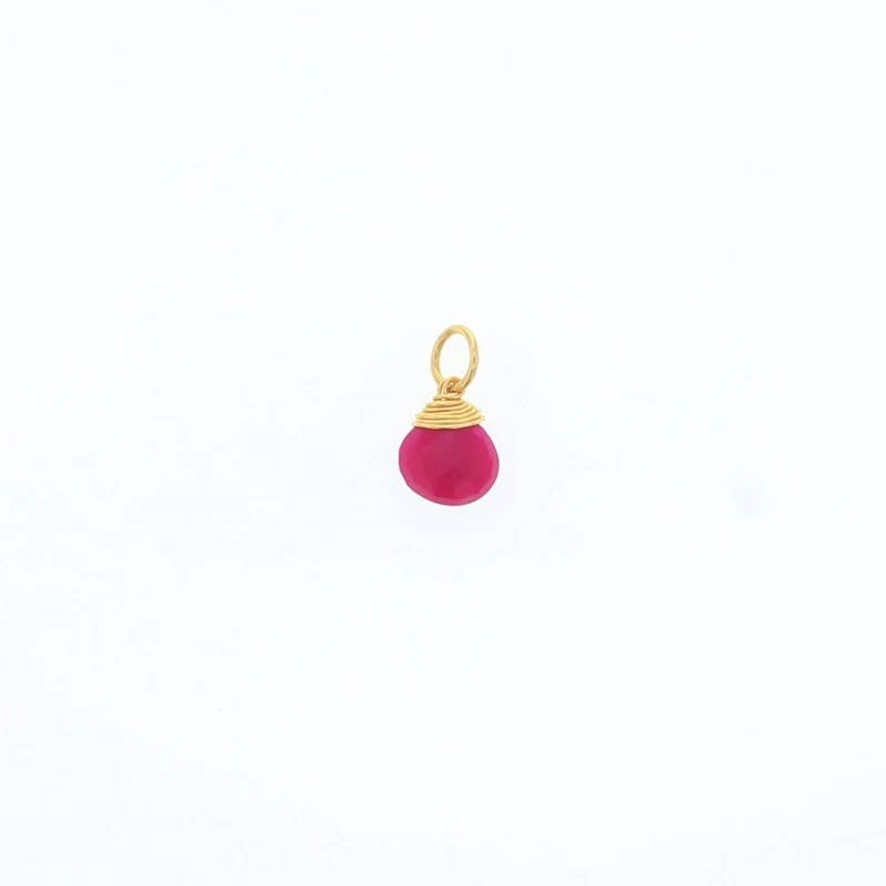 Briolette Stones: 14K Gold Filled / White Moonstone