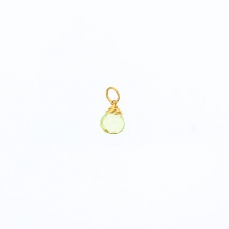 Briolette Stones: 14K Gold Filled / Black Spinel