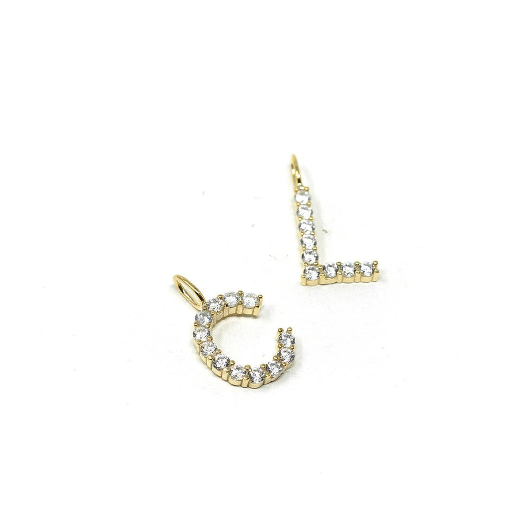 Standout Initial Charms: Gold / A