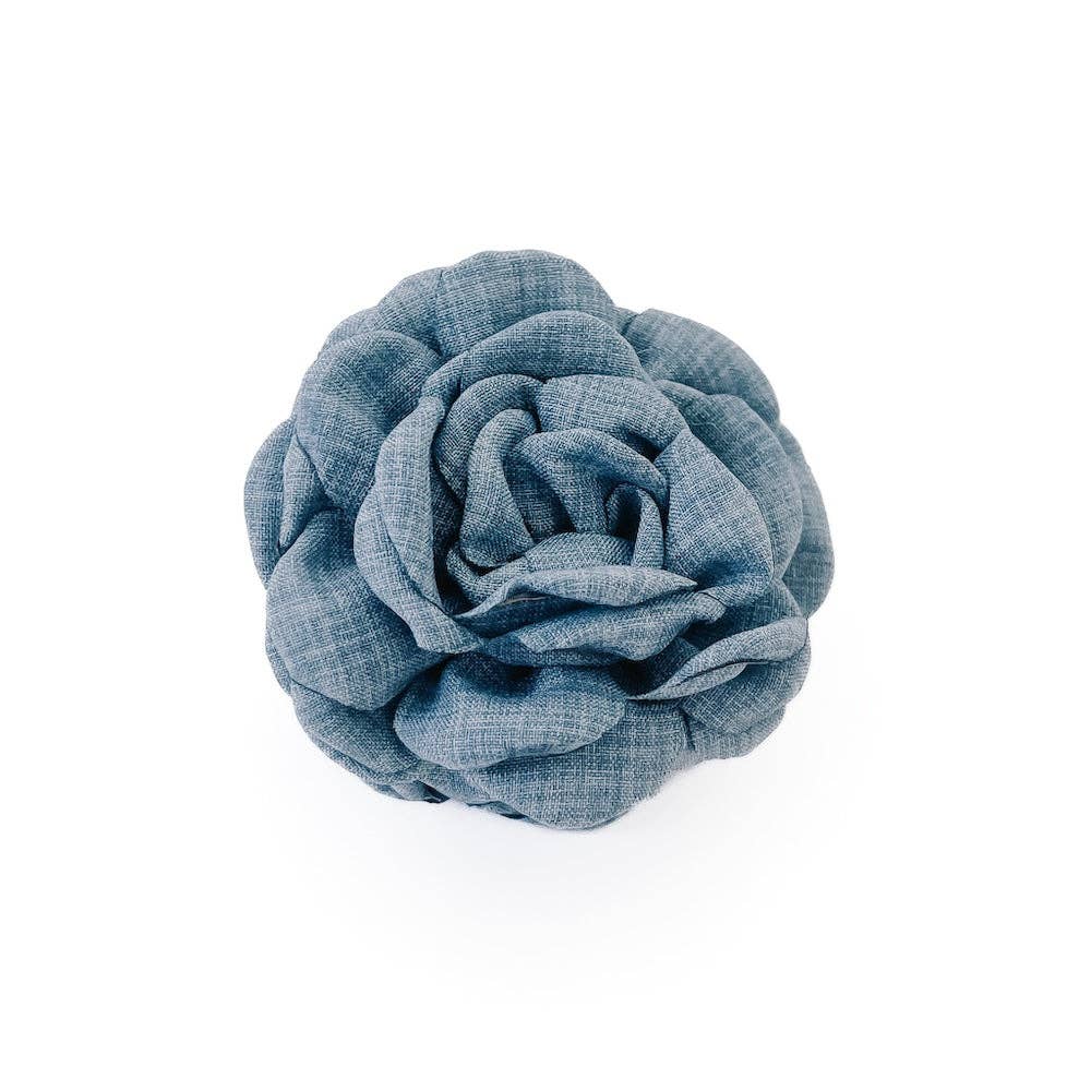 Blooming Rose Hair Claw Clip: Black