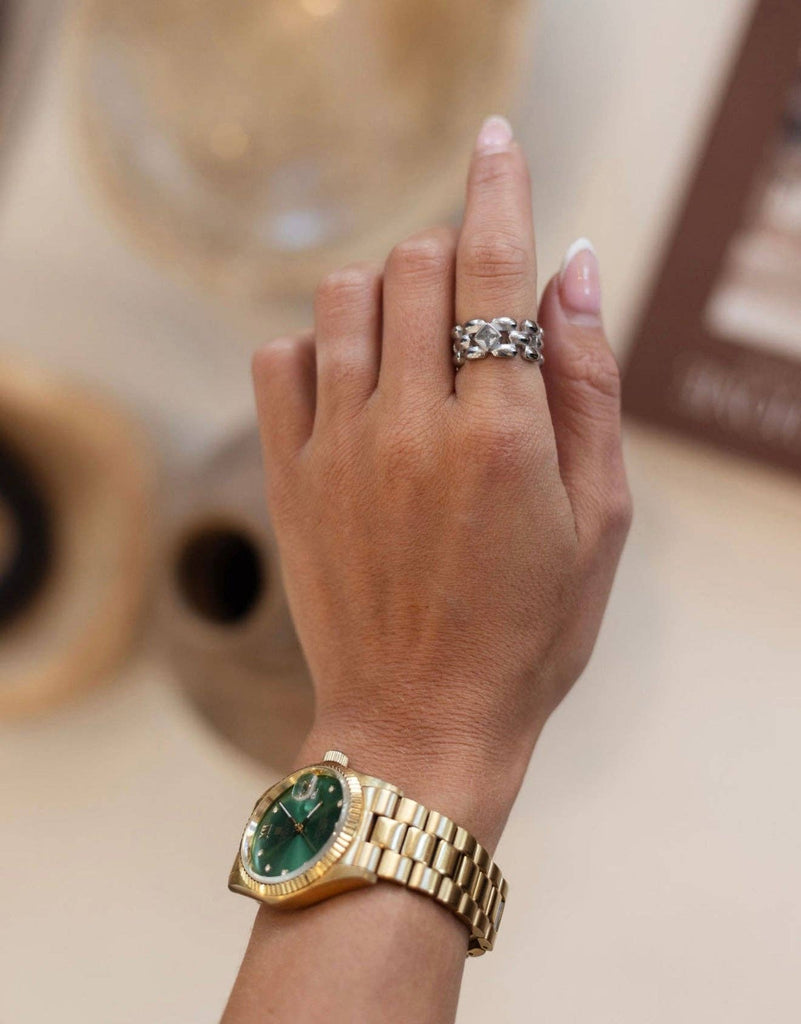 LOUIE RING: SILVER / 7