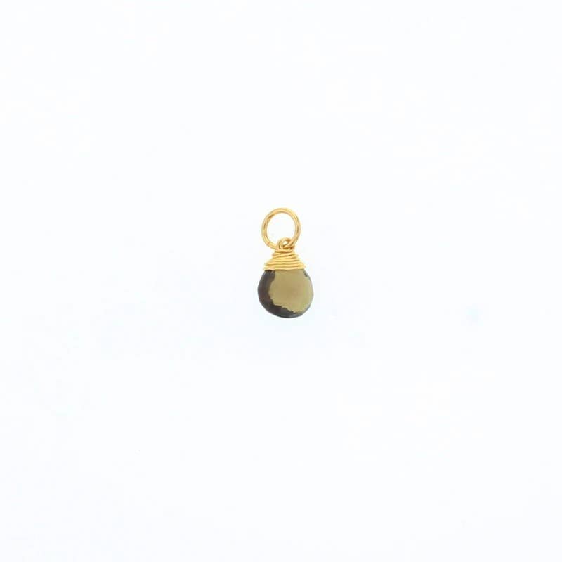 Briolette Stones: 14K Gold Filled / White Moonstone