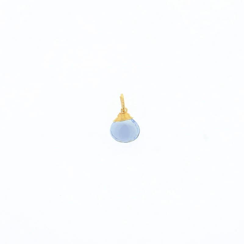 Briolette Stones: 14K Gold Filled / White Moonstone