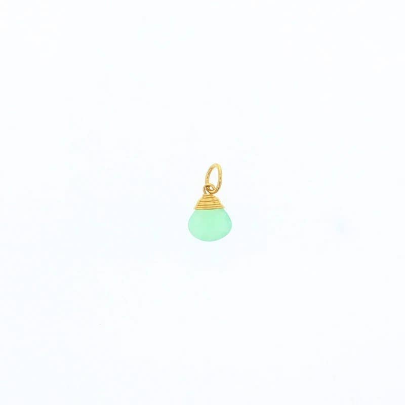 Briolette Stones: Sterling Silver / Clear Quartz