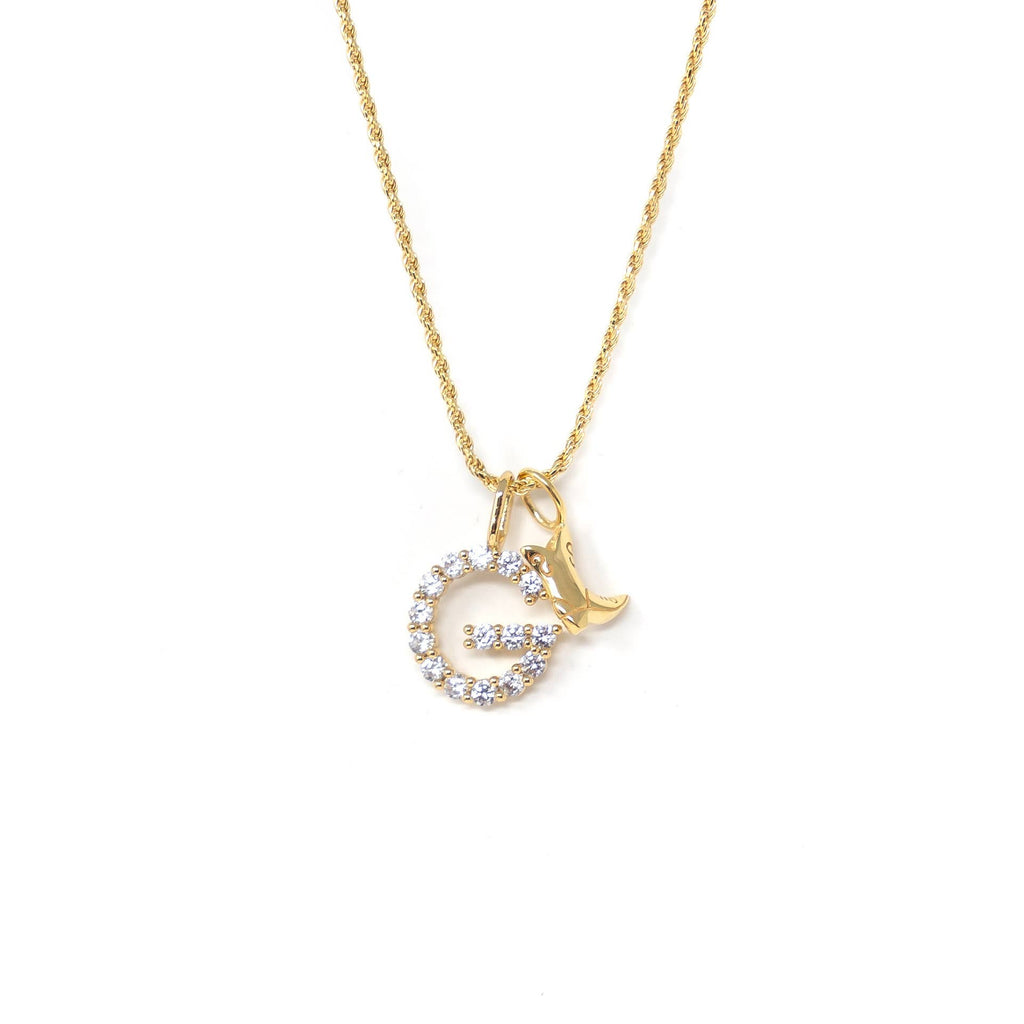 Standout Initial Charms: Gold / M