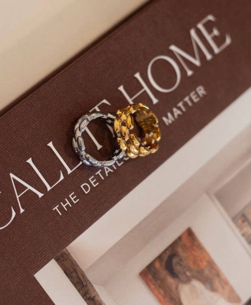 LOUIE RING: SILVER / 7