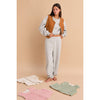 Suede Cropped Vest With Pockets: CARAMEL