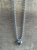 Small Bubble Heart Necklace