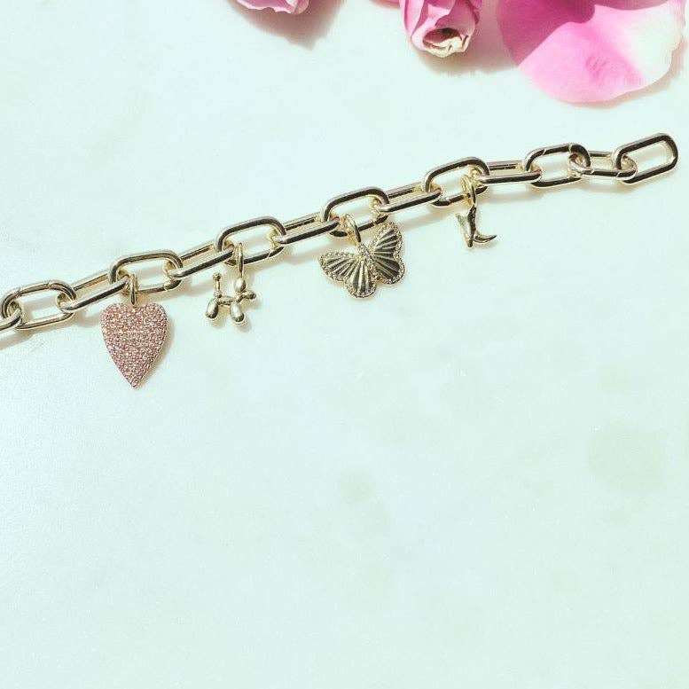 Token Charm Bracelet: Silver