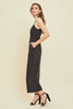 ER1106 EASY JUMPSUIT IN A COMFY COTTON FABRIC: S / Black