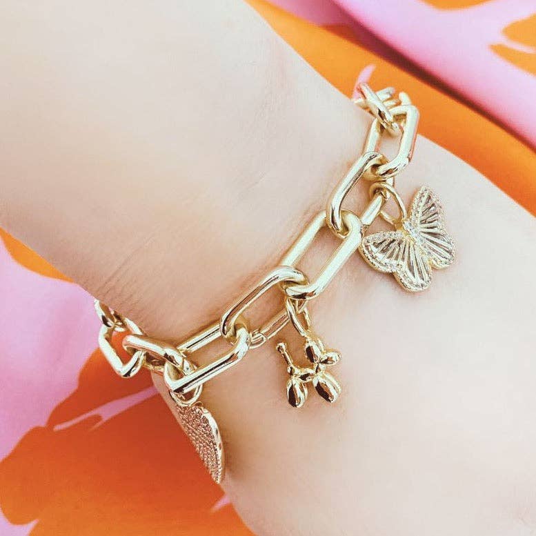 Token Charm Bracelet: Silver