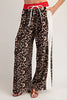 Contrasting Side Panel Leopard Pant