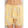 Striped Elastic Waist Boxer Shorts
