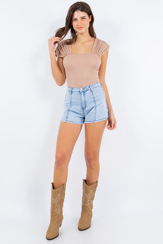 Side Lace Up Short