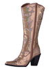 Helen's Heart Gold Blingy Sequins Cowboy Boots