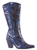 Helen's Heart Blue/Black Sequins Cowboy Boots - Inside View