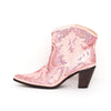 Helen's Heart Short Pink Sequins Cowboy Boots