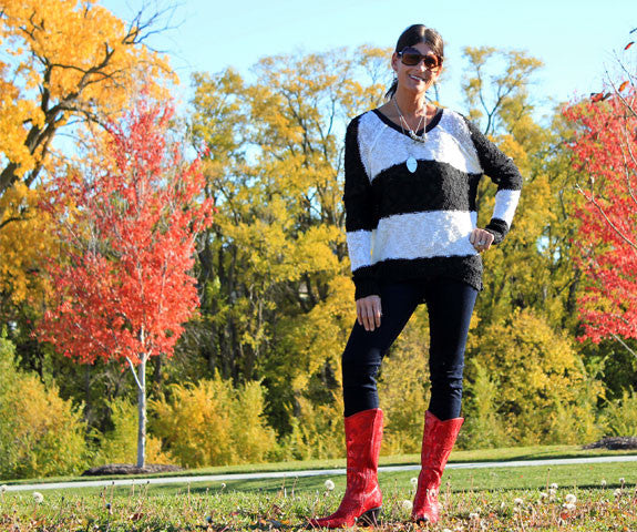 Helen's Heart Red Blingy Sequins Cowboy Boots